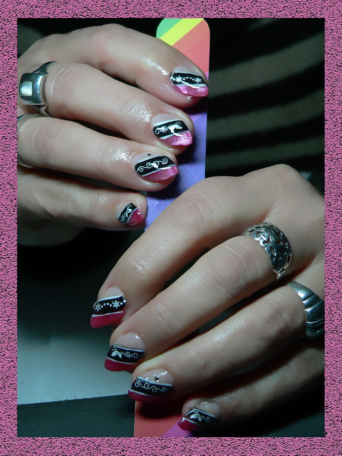 Mályva szín, zselés köröm