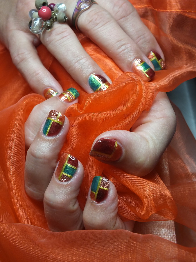 Őszi, zselés köröm