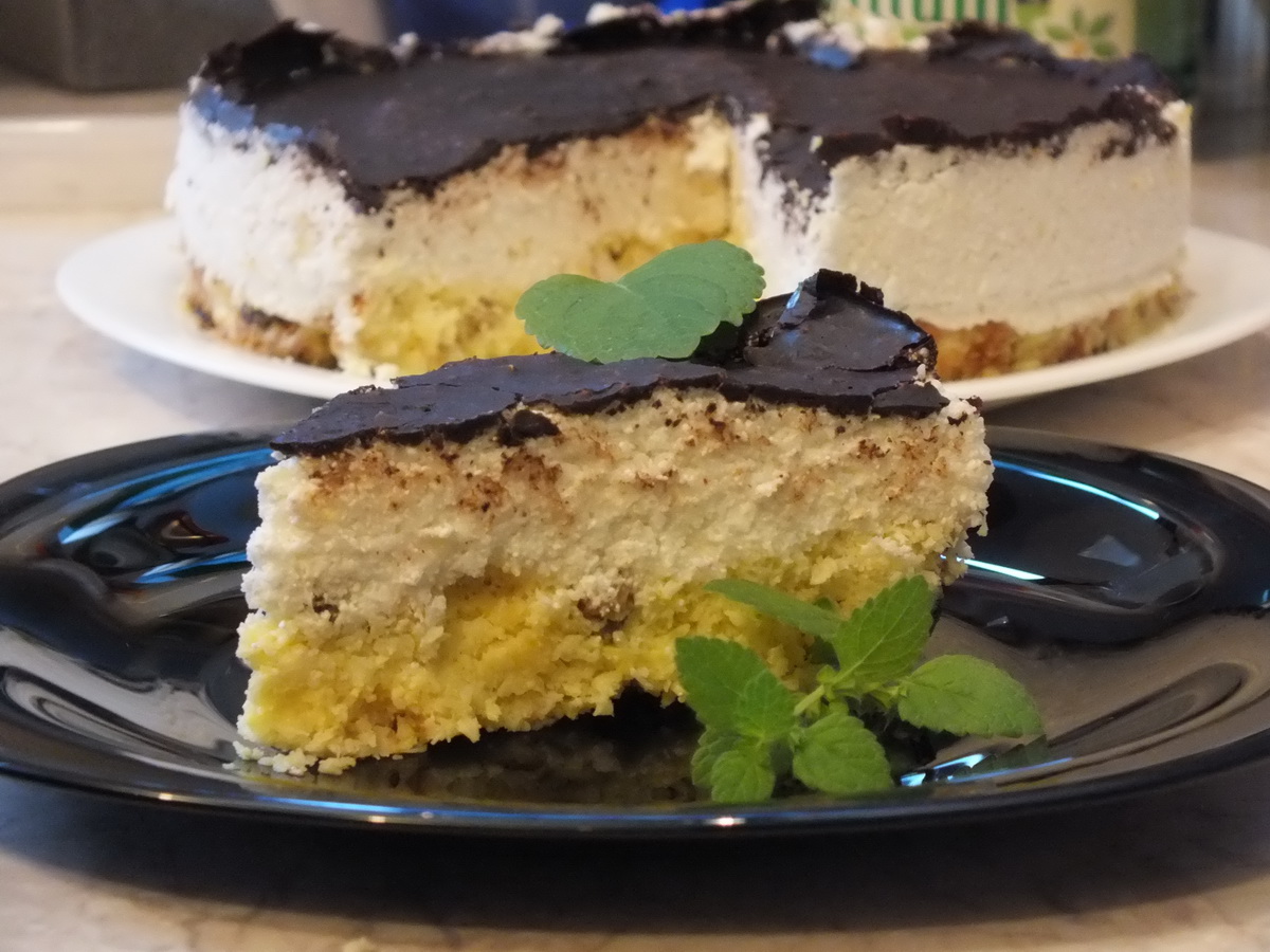 Citromos-túrós paleo süti