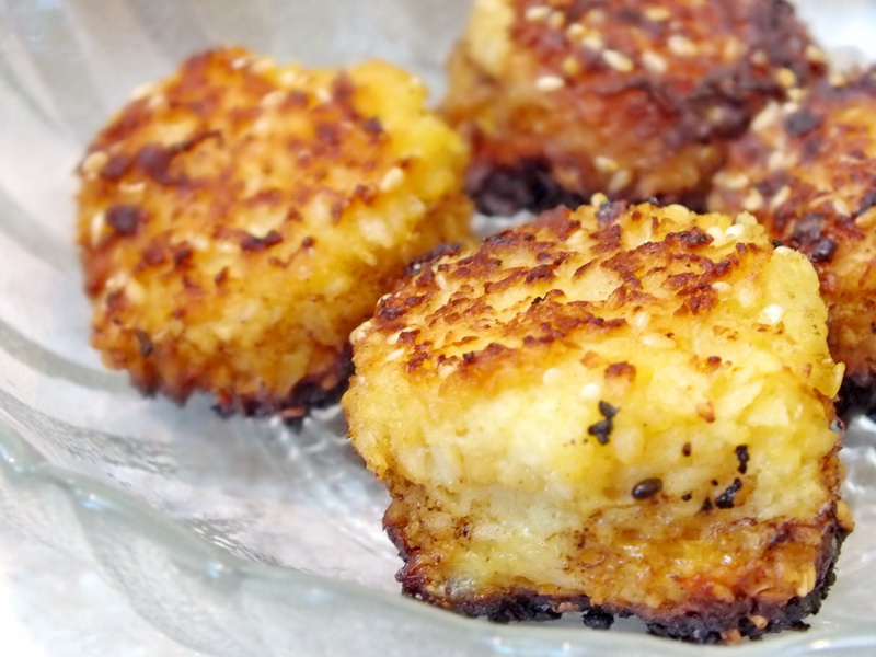 Szezámos zöldségbogyók