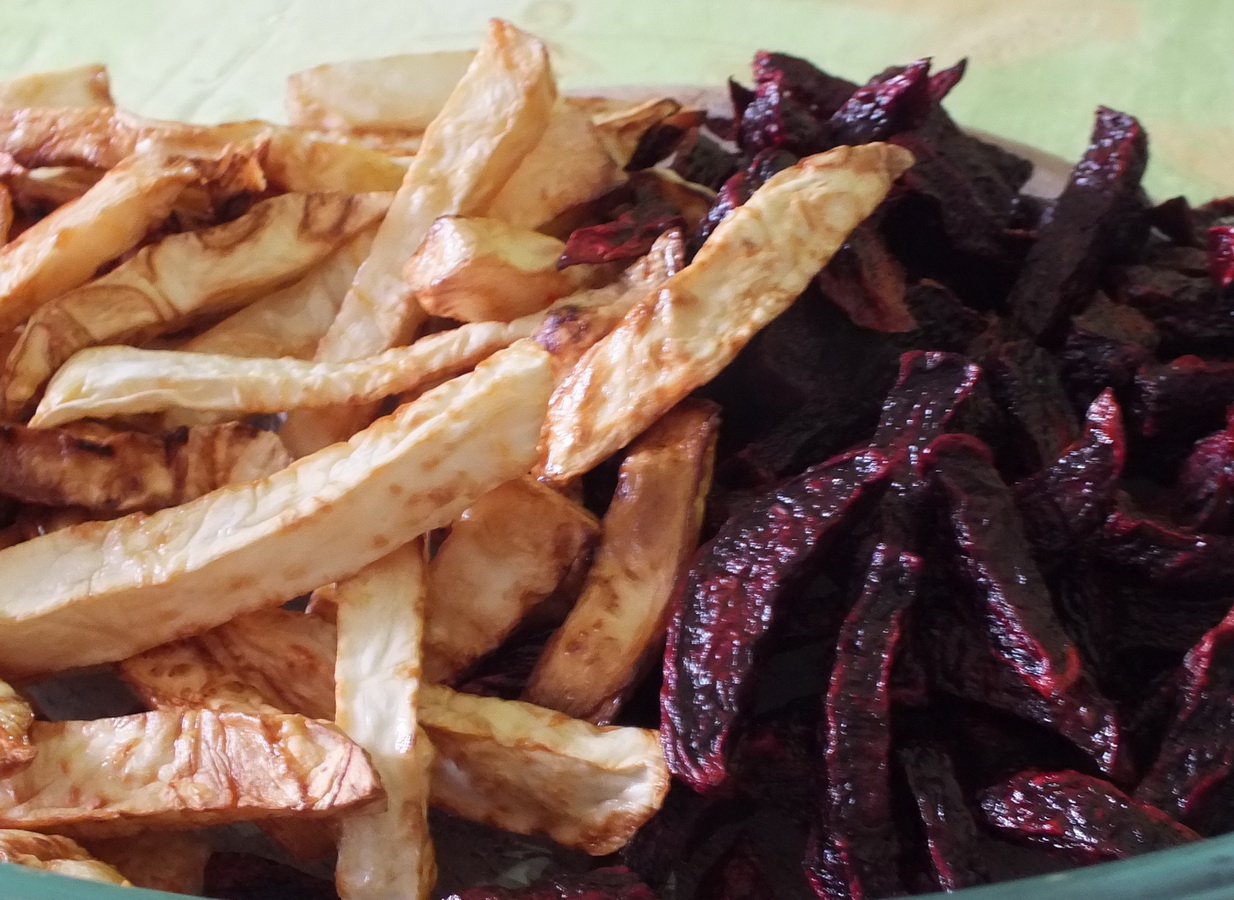 Sült zeller, cékla