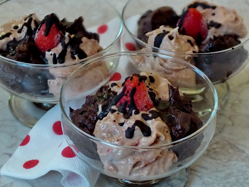 Epres-csokis avokádós desszert