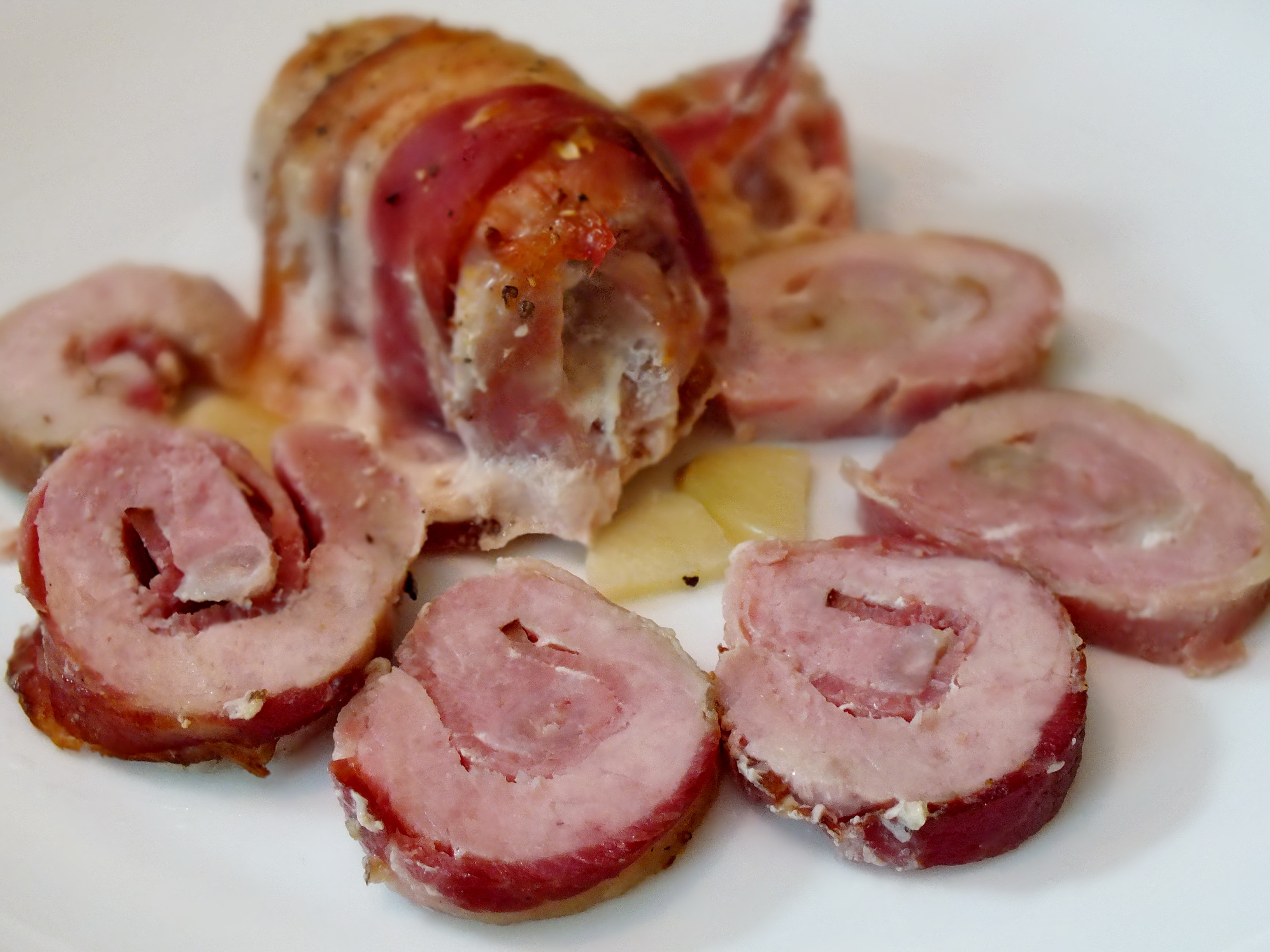 Szalonnás karaj tekercsek